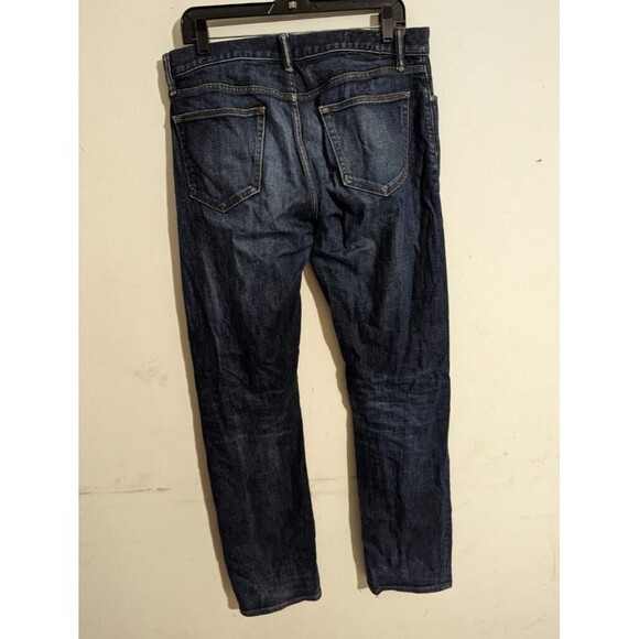 Banana Republic Mens 33X34 Dark Blue Denim Straight Leg Jeans - Picture 2 of 4